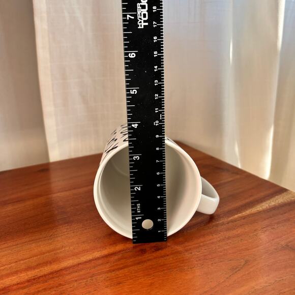 2015 Starbucks XOXO Tall Mug Hugs & Kisses Green Dot Ceramic Coffee Cup 16 oz - Picture 6 of 9